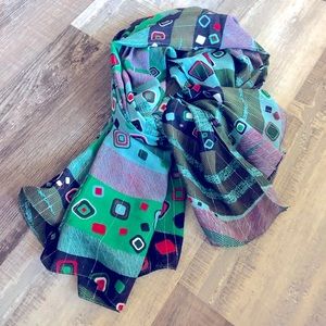 Unbranded colorful art to wear scarf